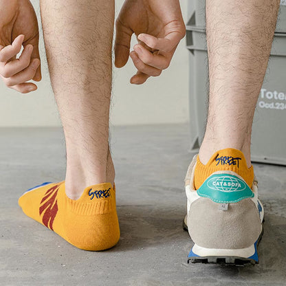 Chaussettes à imprimé lettre grande taille (5 paires)