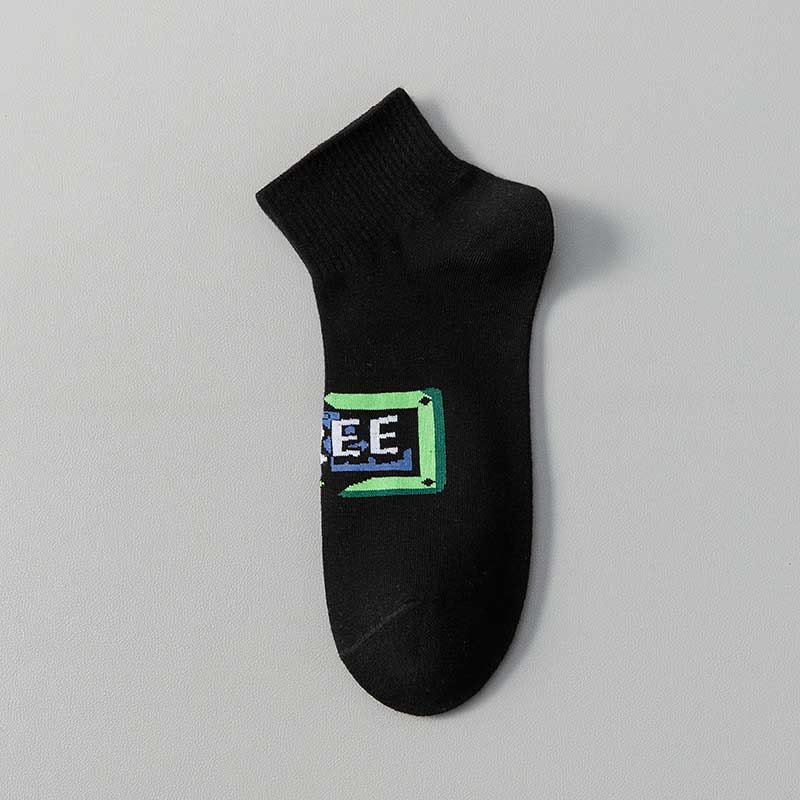 Chaussettes tendance et amusantes (5 paires) - Noir - EU37-45 (US4-11) - image 16