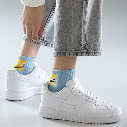 Chaussettes alphanumériques (5 paires) - image 8