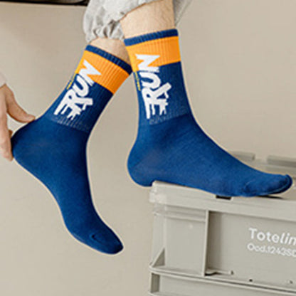 Chaussettes courtes à imprimé lettre grande taille (7 paires)
