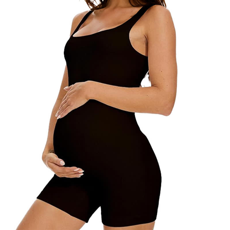 Body gainant de maternité de couleur unie
