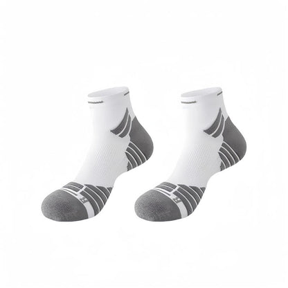 Chaussettes de compression légères et rembourrées pour chevilles, grande taille (4 paires)