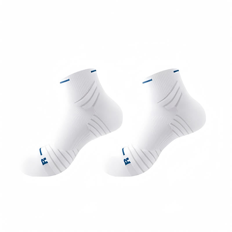 Chaussettes de compression légères et rembourrées pour chevilles, grande taille (4 paires) - Blanc - EU38-44 (US5-10) - image 6