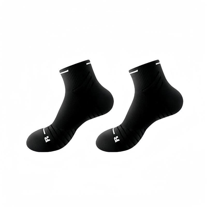 Chaussettes de compression légères et rembourrées pour chevilles, grande taille (4 paires) - Noir - EU38-44 (US5-10) - image 8