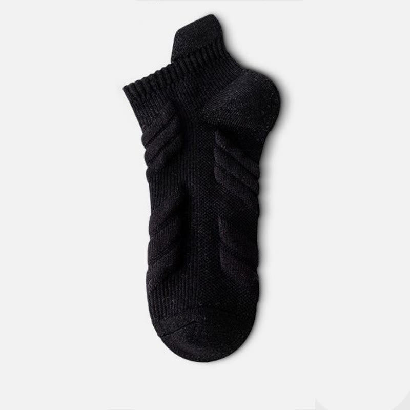 Chaussettes de compression pour chevilles grande taille (5 paires) - Noir - EU38-44 (US5-10) - image 9