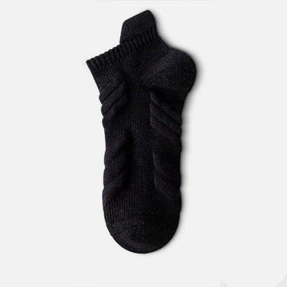 Chaussettes de compression pour chevilles grande taille (5 paires) - Noir - EU38-44 (US5-10) - image 9
