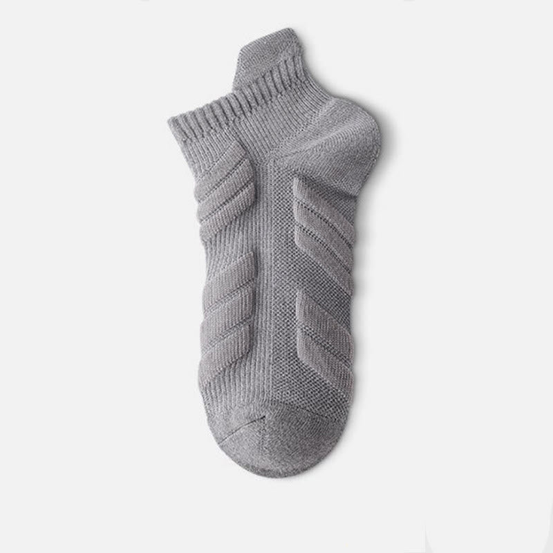 Chaussettes de compression pour chevilles grande taille (5 paires) - Gris - EU38-44 (US5-10) - image 10