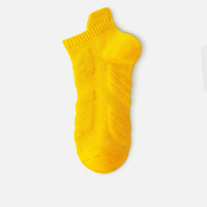 Chaussettes de compression pour chevilles grande taille (5 paires) - Jaune - EU38-44 (US5-10) - image 7