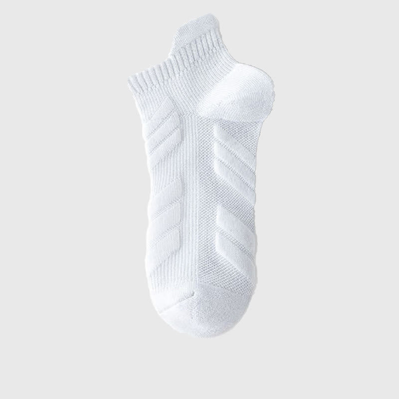 Chaussettes de compression pour chevilles grande taille (5 paires) - Blanc - EU38-44 (US5-10) - image 6