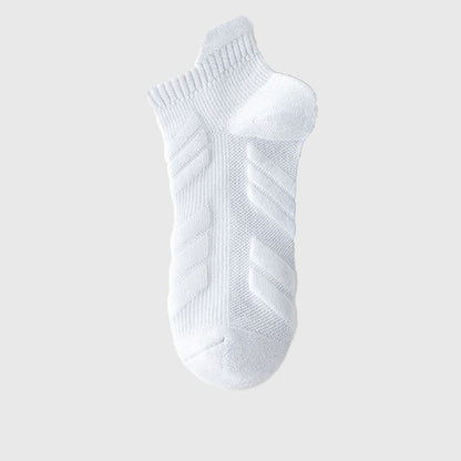 Chaussettes de compression pour chevilles grande taille (5 paires) - Blanc - EU38-44 (US5-10) - image 6