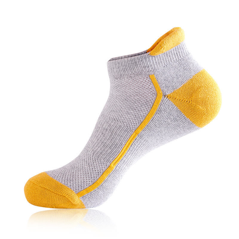 Chaussettes de compression solides grande taille (5 paires) - Gris - EU38-44 (US5-10) - image 10