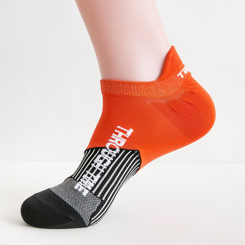 Chaussettes de compression pour la voûte plantaire grande taille (5 paires) - Orange - EU38-44 (US5-10) - image 6