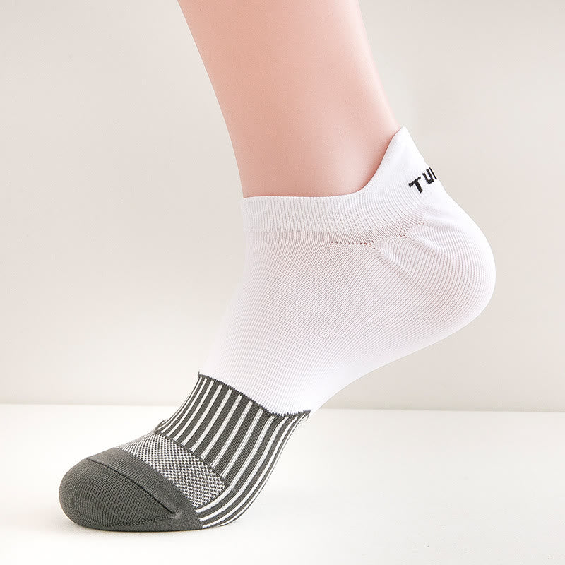 Chaussettes de compression pour la voûte plantaire grande taille (5 paires) - Blanc - EU38-44 (US5-10) - image 8