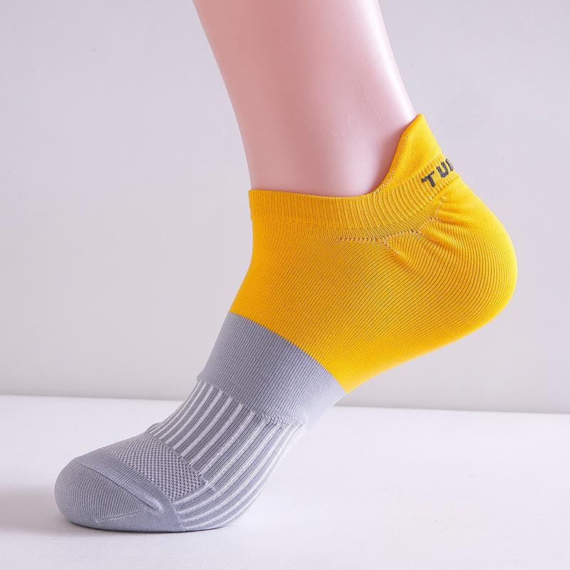 Chaussettes de compression pour la voûte plantaire grande taille (5 paires) - Jaune - EU38-44 (US5-10) - image 7