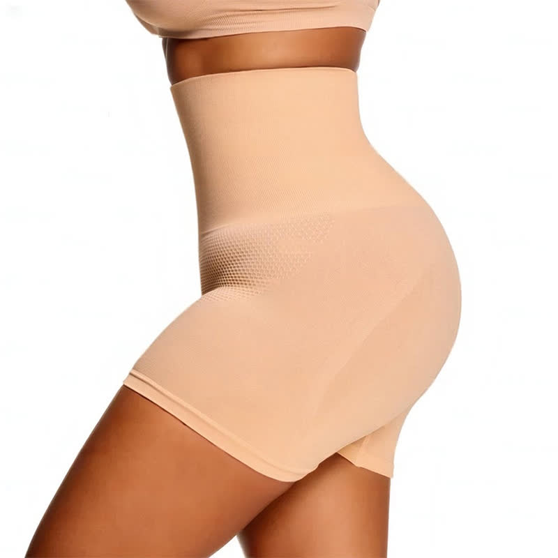 Short taille haute gainant et sans coutures pour le contrôle du ventre et le lifting des fesses