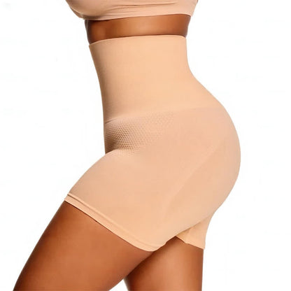 Short taille haute gainant et sans coutures pour le contrôle du ventre et le lifting des fesses