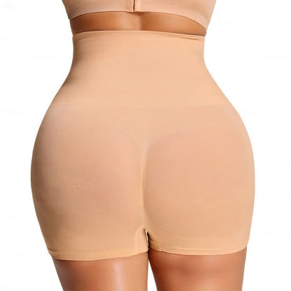 Short taille haute gainant et sans coutures pour le contrôle du ventre et le lifting des fesses