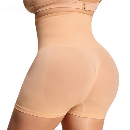 Short taille haute gainant et sans coutures pour le contrôle du ventre et le lifting des fesses