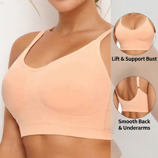 Soutien-gorge de sport gainant sans coutures et à haute élasticité
