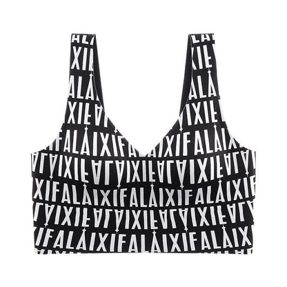 Soutien-gorge push-up sexy sans armatures grande taille avec joli dos