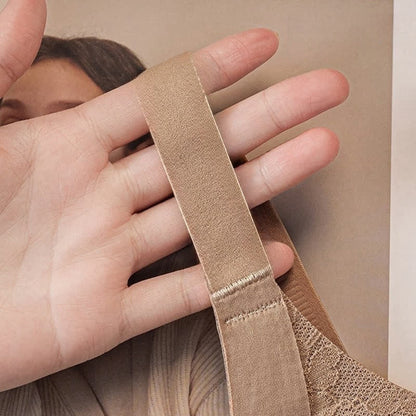 Soutien-gorge push-up grande taille à bonnets fixes sans coutures et sans armatures