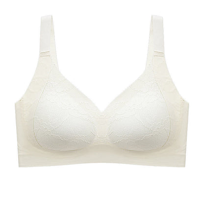 Soutien-gorge push-up grande taille à bonnets fixes sans coutures et sans armatures