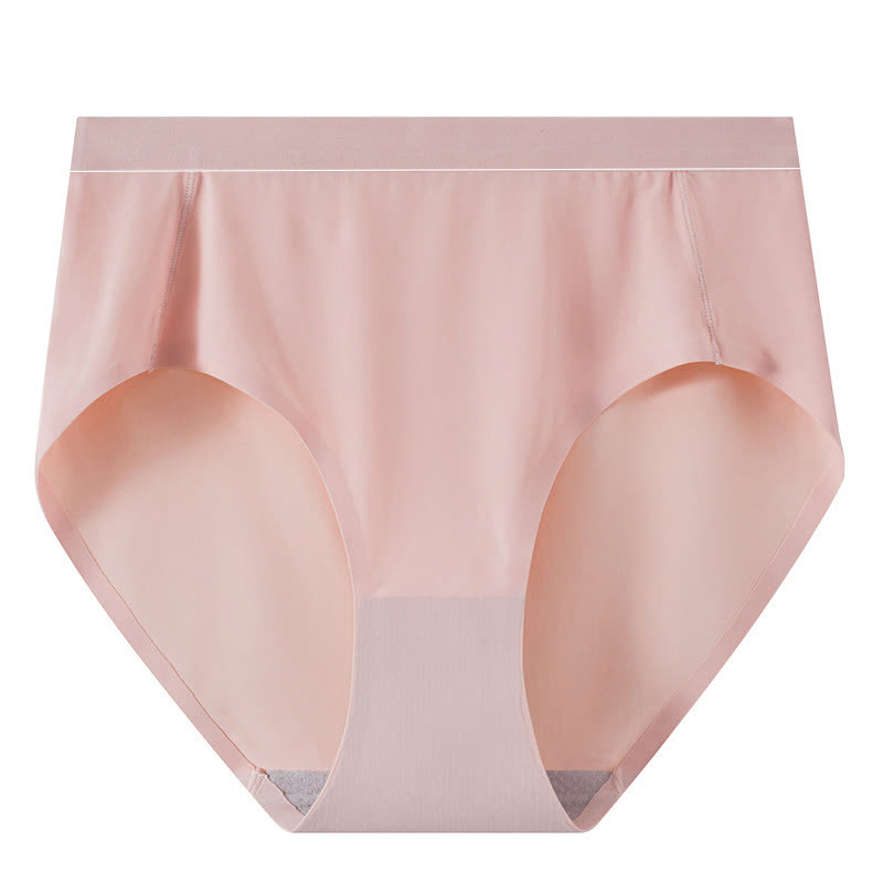 Culotte taille haute sans coutures, couleur unie (lot de 3)