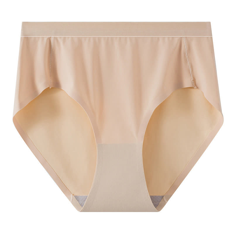 Culotte taille haute sans coutures, couleur unie (lot de 3)