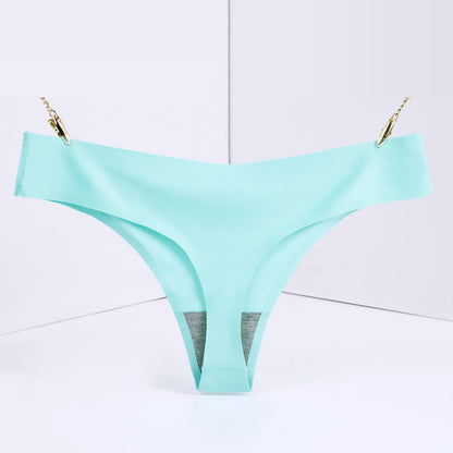 String taille basse uni basique (lot de 3)