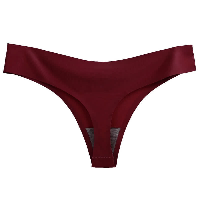 String taille basse uni basique (lot de 3)