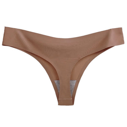 String taille basse uni basique (lot de 3)