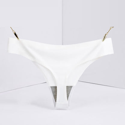 String taille basse uni basique (lot de 3)