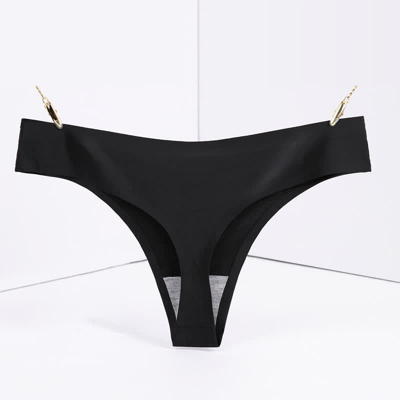 String taille basse uni basique (lot de 3)
