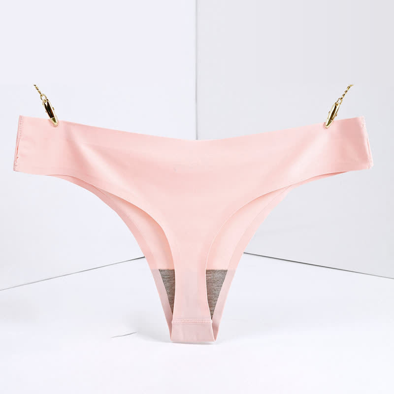String taille basse uni basique (lot de 3)