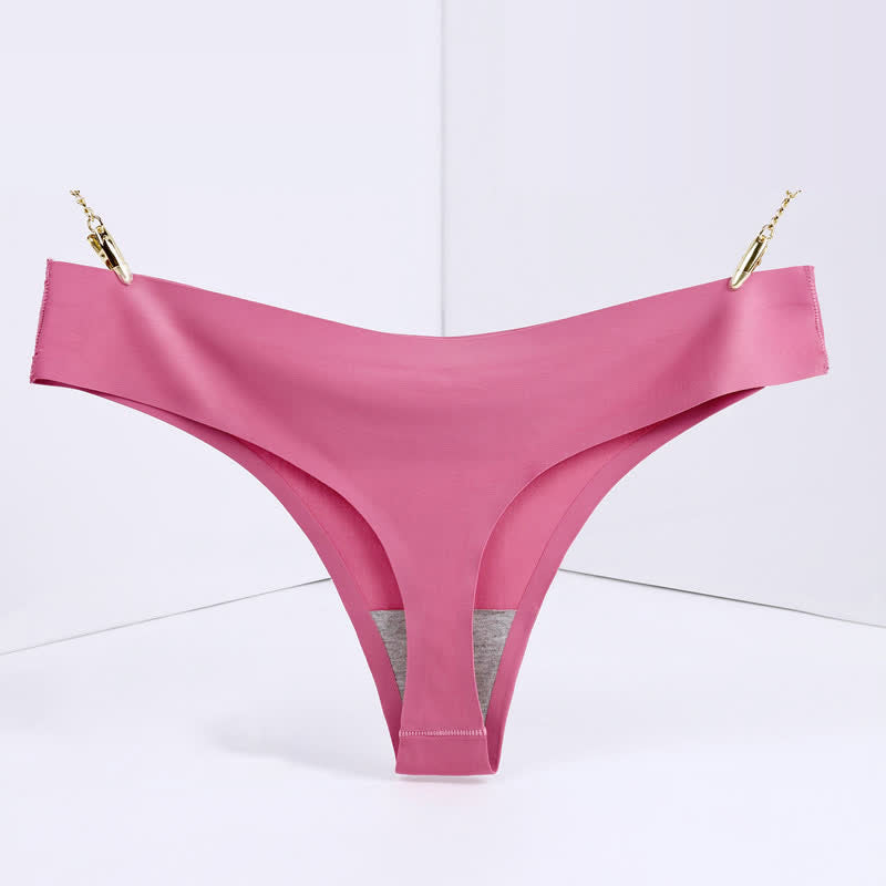 String taille basse uni basique (lot de 3)