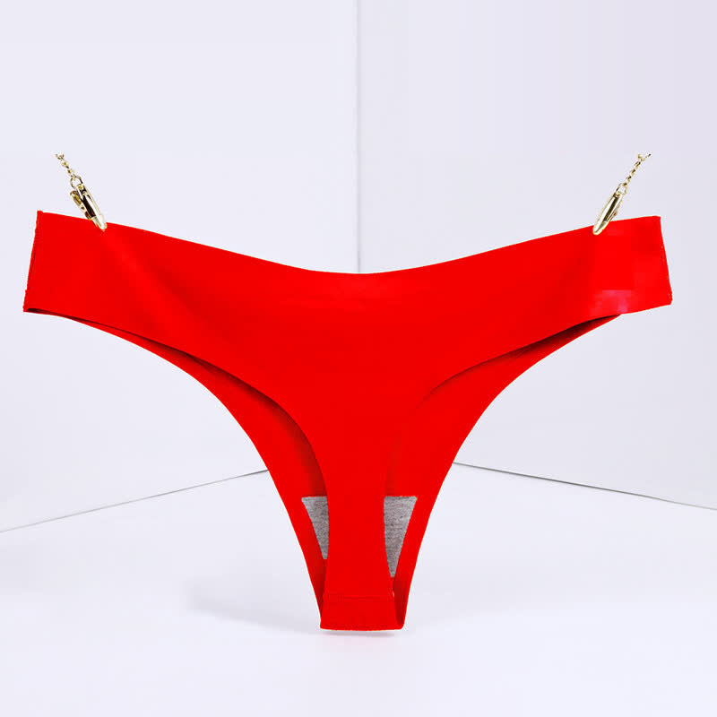 String taille basse uni basique (lot de 3)