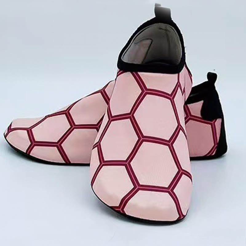 Chaussons hexagonaux grande taille - Rose - EU44-45 (US10-11) - image 5