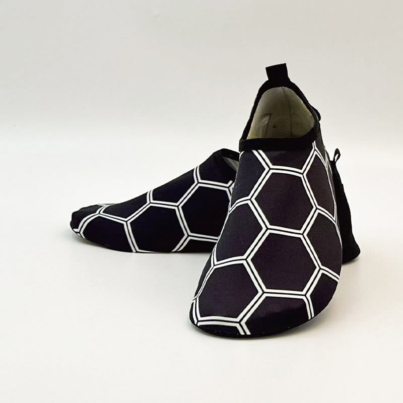 Chaussons hexagonaux grande taille - Noir - EU44-45 (US10-11) - image 4