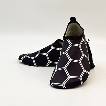 Chaussons hexagonaux grande taille - Noir - EU44-45 (US10-11) - image 4