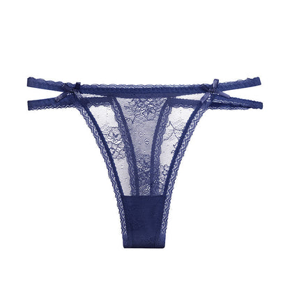 String sexy en dentelle taille basse (lot de 3)