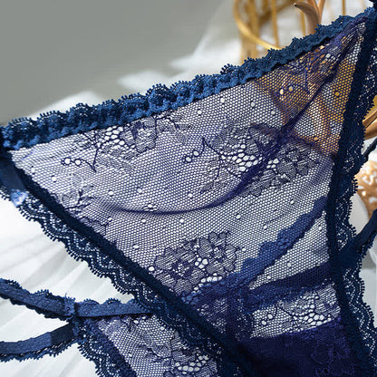 String sexy en dentelle taille basse (lot de 3)