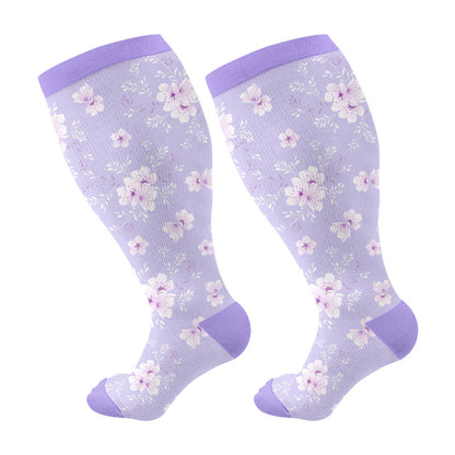 Chaussettes de compression Blossom grande taille (3 paires) - image 8