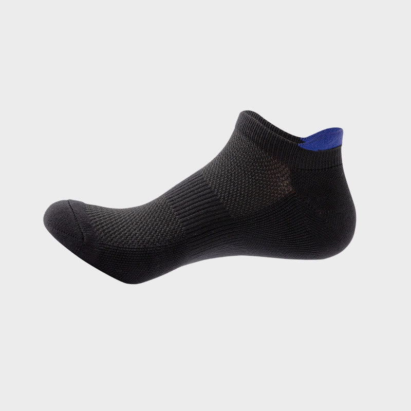 Chaussettes de compression de cheville de qualité compétition grande taille (5 paires) - Noir - EU41-45 (US7.5-11) - image 3