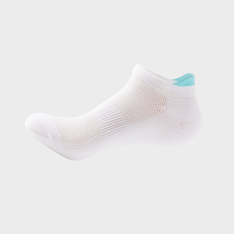 Chaussettes de compression de cheville de qualité compétition grande taille (5 paires) - Blanc - EU41-45 (US7.5-11) - image 2