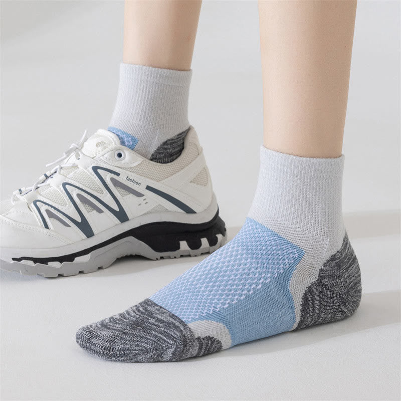 Chaussettes de compression aux couleurs vives assorties (5 paires) - image 1