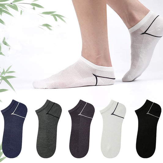 Chaussettes hautes en fibre de bambou (5 paires)