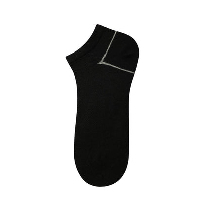 Chaussettes en fibre de bambou (5 paires) - Noir - EU39-44 (US6-10) - image 2