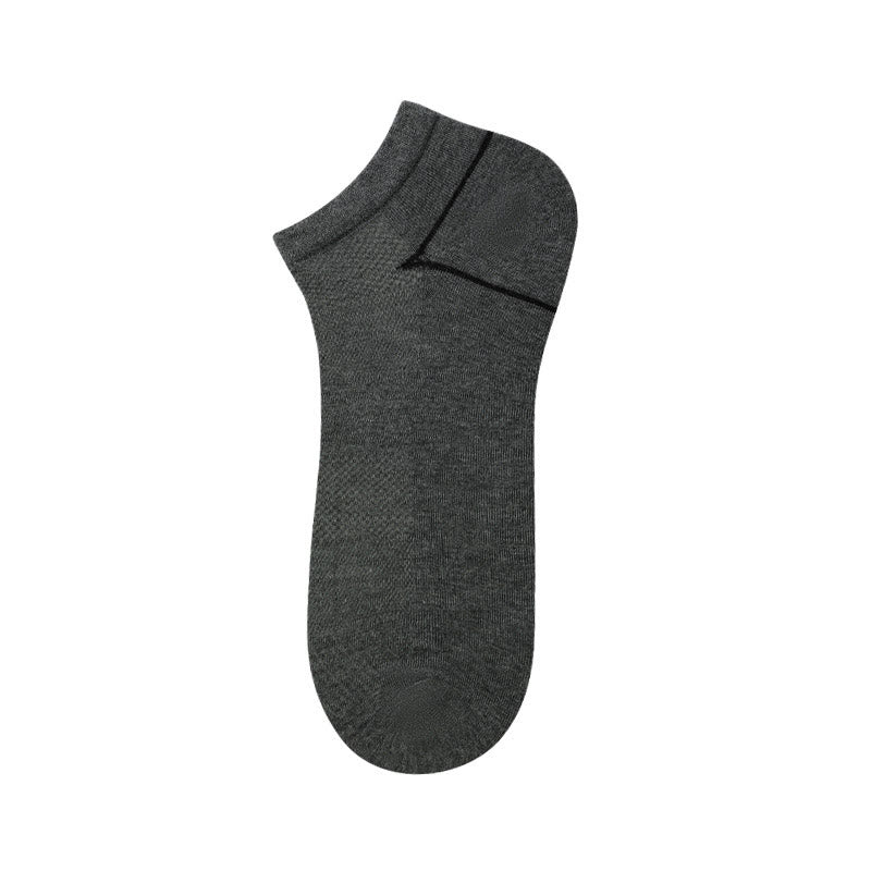 Chaussettes en fibre de bambou (5 paires) - Gris - EU39-44 (US6-10) - image 5