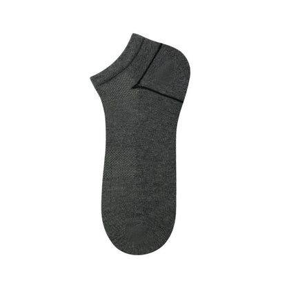 Chaussettes en fibre de bambou (5 paires) - Gris - EU39-44 (US6-10) - image 5