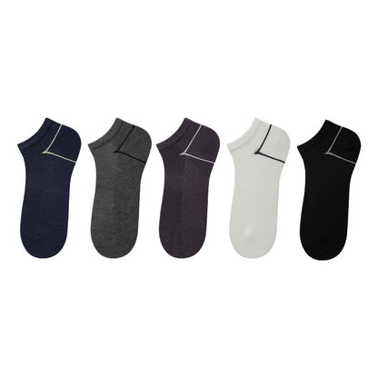 Chaussettes en fibre de bambou (5 paires) - Multicolore - EU39-44 (US6-10) - image 1